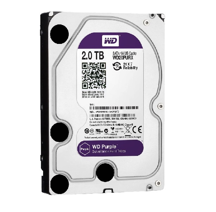 HDD WESTERN DIGITAL PURPLE 2TB